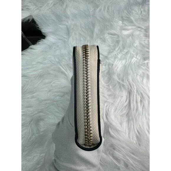 Kate Spade New York Pebbled Leather Zip-Around Wallet Beige EUC - Picture 7 of 8